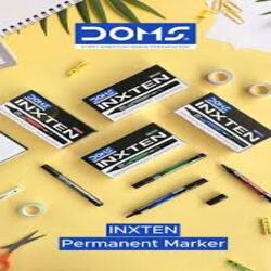 DOMS INXTEN Permanent Marker - 10PCS